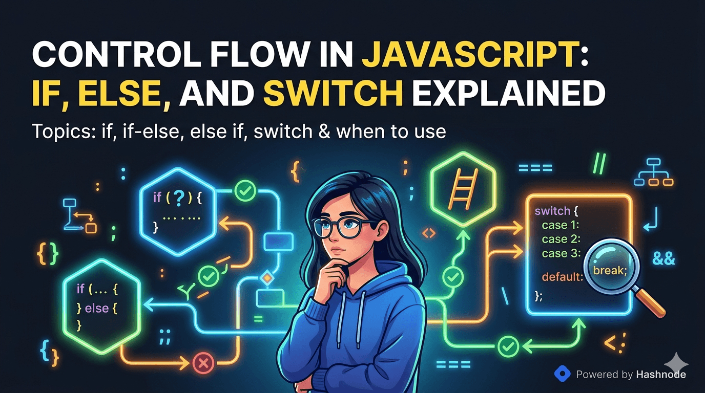 Control Flow in JavaScript: If, Else, and Switch Explained