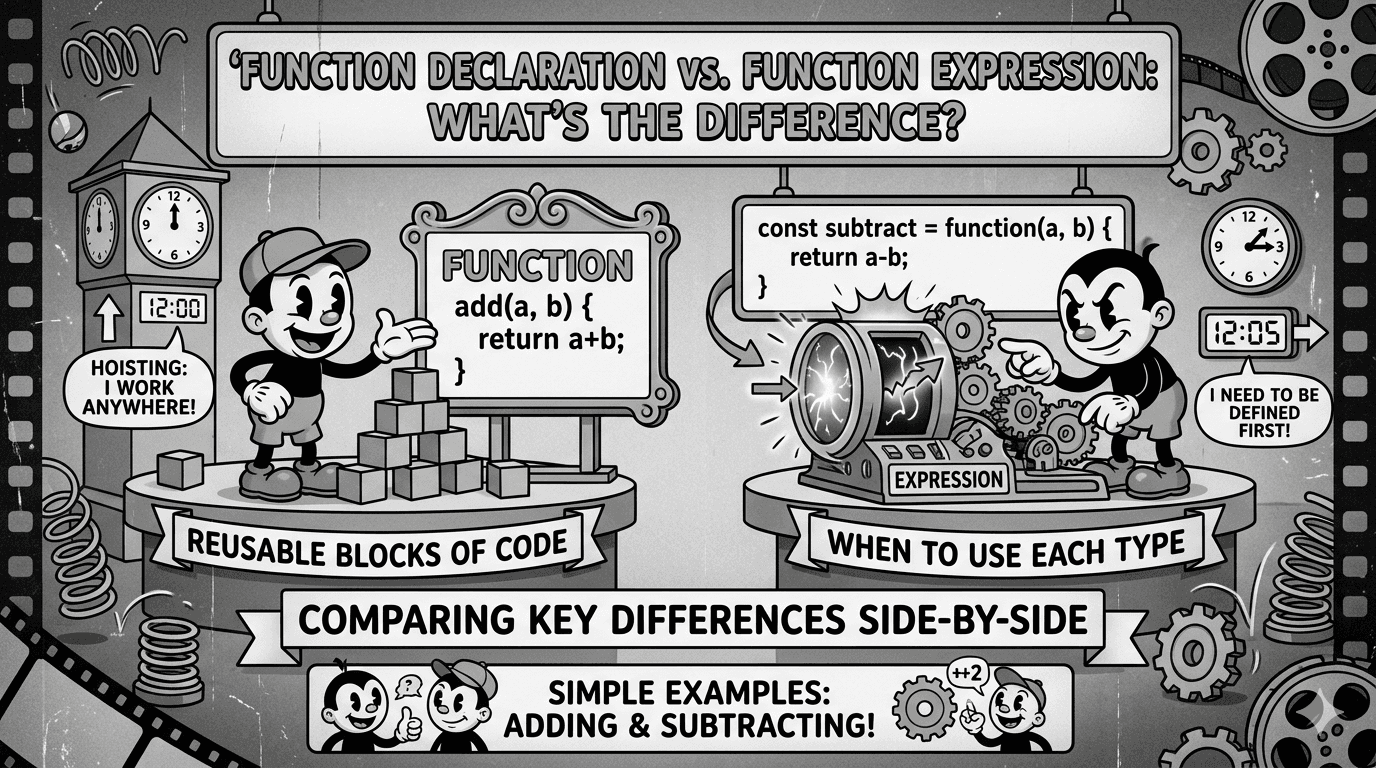 Function Declaration vs Function Expression: What’s the Difference?